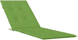 vidaXL melange zöld szövet nyugágypárna (75+105) x 50 x 4 cm 4002492 (4002492)