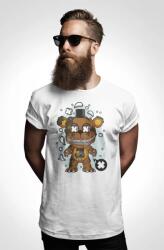 D&B Férfi/Unisex Póló PC00041 Fredy Bear Fehér-Méret M (PC00041FreddyBearWhiteM)