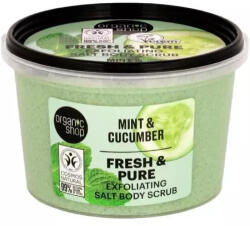 Organic Shop testradír 250ml Menta és Uborka