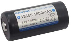 KeepPower 18350 1600mAh védett Li-ion akkumulátor P1835C4