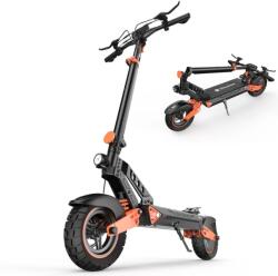 isinwheel D2 Orange Prémium Elektromos Roller - 48V 15.6Ah 1000W, 55 km hatótáv, 10 terepgumik, dupla felfüggesztés (8581708491670)