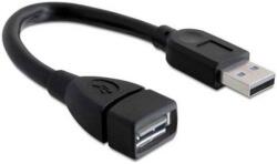 Akyga USB Hosszabbító Fekete 15cm AK-USB-23 (AK-USB-23)