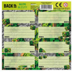 DERFORM BackUp 8 db-os füzetcímke - Pixel Blocks - kétféle (NNZB8A78) (NNZB8A78) - pepita