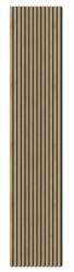 Aculine Denpanels akusztikus panel ACU-Line sötét tölgy fekete filc 240 cm x 52 cm
