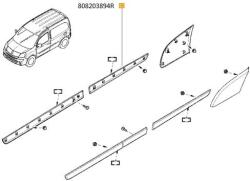 Original Renault Elemente decorative/protectie, portiera ORIGINAL RENAULT 80 82 038 94R (80 82 038 94R)