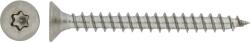  TX15 süllyesztett fejű facsavar tömör menettel acél A2 3, 5x30 mm, 200db