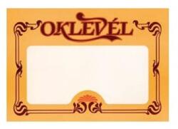  PD B/4 fekvő egyoldalas sárga/barna oklevél (P1020-1101) - pepita
