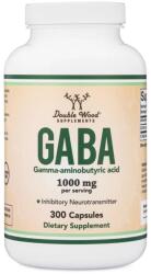 Double Wood Supplements GABA, 300 capsule