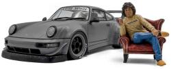 Solido Model de colecție SOLIDO Modern: Automobile - Porsche 911 (964) RWB Body Kit with Akira Nakai Figure, Nardo Grey, 2024 - L. E. 4000 pcs (SOL1807517)