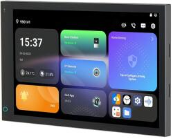 Dahua Panou de control smart hibrid cu ecran tactil IP WiFi Dahua SCP3044A-BZ, 4 fire, ecran 10.1 inch IPS, Zigbee, Android, 4GB RAM, difuzor, slot card, interior, PoE (SCP3044A-BZ)