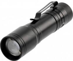 GTV Battery operated LED flashlight 1xAA, 3W, 200lm, 6400K, 250m, IP44, black