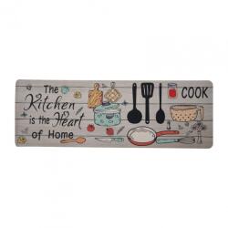 Heinner Covoras printat 40x120 Kitchen, cauciuc antialunecare (HR-RUG40X120-KIT) - generaltech Covor
