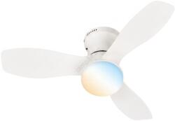 Brilo - LED Димируем таванен вентилатор PAN LED/15W/230V 3000-6500K бял+ДУ (BL2360)
