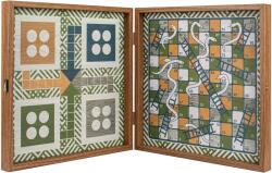 Manopoulos Set de jocuri clasice Manopoulos - Șah, table, nu te supăra, omule, șerpi și scări, 34 x 34 cm (CBLS34GRE)