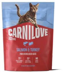 CARNILOVE Active Cat Salmon and Turkey Sterilised 400 g lazac és pulyka, ivartalanított macskáknak