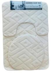 Grunberg Covoare Anti-Alunecare Baie, 3 Bucati, Diverse Culori si Modele, Grunberg (CB014) Covor baie