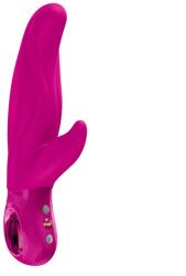 FUN FACTORY Vibrator Rabbit Lady Bi Fun Factory, 6 Moduri Vibratii, 6 Intensitate de Viteza, Silicon, USB, Magenta, 22.1 cm Vibrator