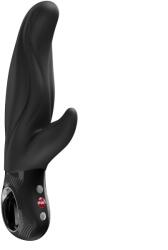 FUN FACTORY Vibrator Rabbit Lady Bi Fun Factory, 6 Moduri Vibratii, 6 Intensitate de Viteza, Silicon, USB, Negru, 22.1 cm Vibrator