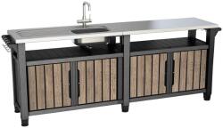 Keter UNITY Chef 415 l Ashwood grillező asztal (612066)