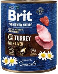 Brit Premium Junior Turkey with Liver húspástétom (6 x 800 g) 4.8kg