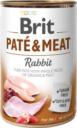 Brit Care Paté & Meat Rabbit konzerv kutyáknak - Pástétom egész húsdarabokkal (6 x 400 g) 2.4kg
