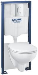 GROHE Solido króm 5 az 1-ben WC szett, 1, 13 méteres telepítési magasság (Gr-39418000)