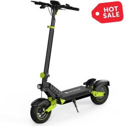 isinwheel D2 Green Prémium Elektromos Roller - 48V 15.6Ah 1000W, 55 km hatótáv, 10 terepgumik, dupla felfüggesztés (8581708491571)