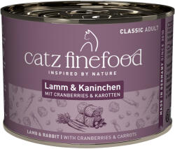 Catz Finefood 24x200g catz finefood Bárány & nyúl nedves macskatáp