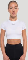 GymBeam Дамски кроп топ Flow White S