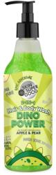 Skin Super Good Dino Power 2 az 1-ben sampon és tusfürdő almával és körtével - 500ml