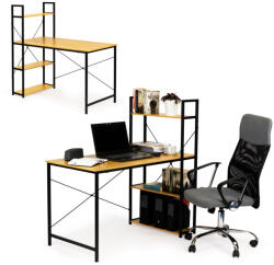 Homelux Birou din lemn cu rafturi de tip galerie (PJJCT0002-302)