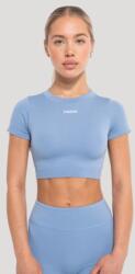 GymBeam Top damă tip crop Flow Azure XL
