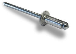 VISIMPEX Félgömbfejű popszegecs alu-acél, horganyzott 3, 2 x 12 mm (004-001-002-087)