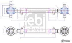 Febi Bilstein Brat, suspensie roata FEBI BILSTEIN 196636 (196636)