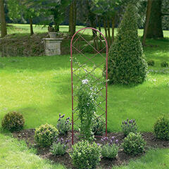 NORTENE Classic Metal Trellis félköríves fém növényfuttató, leszúrható (42x150 cm) barna (170289)