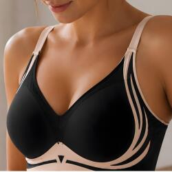 HARAHU Дамски спортен сутиен qs-40892 - Черен / xxl kp40892