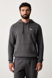PUMA kapucnis melegítőfelső férfi pamuttal Essential Color - szürke XL