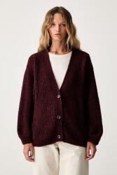 American Vintage női kardigán gyapjú hozzáadásával - burgundia M/L