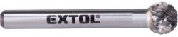 Extol keményfém turbómaró (rotormaró), gömb alakú, 10 mm átmérőjű/ 6 mm szárú, keresztfogazás (8703734)