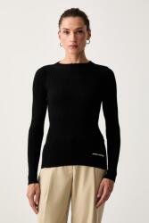 Giorgio Armani pulóver női viszkózzal - fekete XS - answear - 47 990 Ft