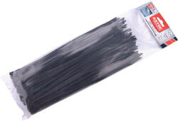 Extol kábelkötegelő 3, 6×200mm 100db, EXTRA, fekete nylon; UV-, sav- és lúgálló (8856232) - ezermesterszerszam