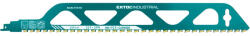 Extol Industrial szablyafűrészlap 1db, Bosch befogás, HM/TCT fogak, 455 mm, 2TPI, gázbetonhoz, egyenes, durva vágás (8706302) - ezermesterszerszam