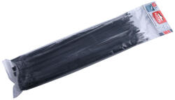 Extol kábelkötegelő 7, 6×370mm 50db, EXTRA, fekete nylon; UV-, sav- és lúgálló (8856238) - ezermesterszerszam