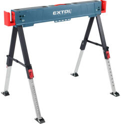 Extol Premium asztalosbak/fűrészbak állítható, összecsukható; 600 - 850 mm, max. terhelés: 550 kg, saját tömeg: 7, 9 kg (8859999)