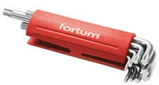 Fortum torx kulcs készlet 9db, hosszú, T10-50 (4710300)