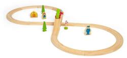 Bigjigs Toys Fa 8-as Vonatkészlet 26 db-os (BJT012) - hellojatek