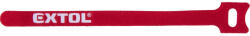 Extol Premium kábelkötegelő 12, 0×200mm 30db, tépőzáras, többször használható (oldható), piros, nylon (8856292)