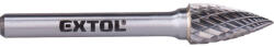 Extol keményfém turbómaró (rotormaró), íves, hegyes orrú, átmérő 10×20mm/szár 6mm, keresztfogazás (8703764)
