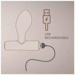 Rocks-Off Plug anal vibrator Rocks-Off Nova Orbital, 16 funcții, silicon, USB, waterproof, 10 cm (ROCKS00478)
