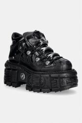 New Rock ITALI NEGRO, CHAROL, TANK NEGRO sportcipő női bőr - fekete Női 37